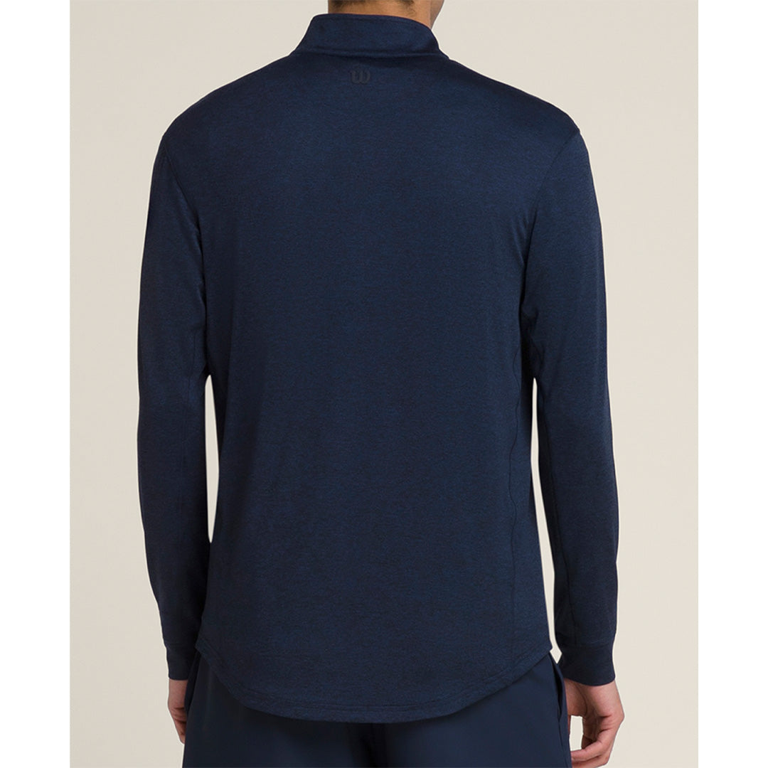 Wilson Men's Everyday Performance Half Zip Long Sleeve - Navy