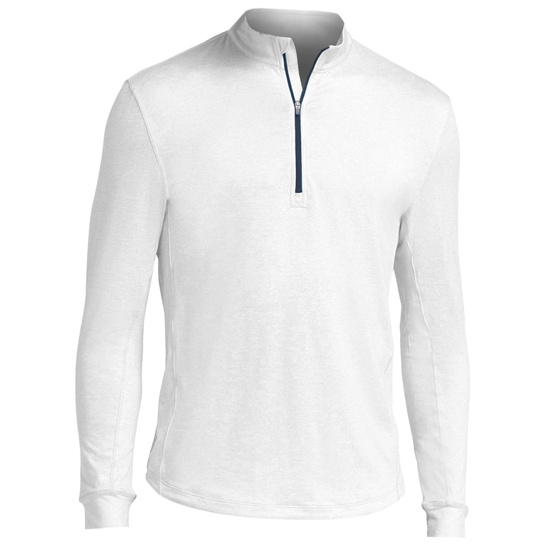 Wilson Men's Everyday Performance Half Zip Long Sleeve - White