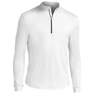 Wilson Men's Everyday Performance Half Zip Long Sleeve - White