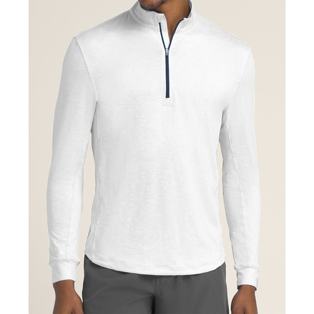 Wilson Men's Everyday Performance Half Zip Long Sleeve - White