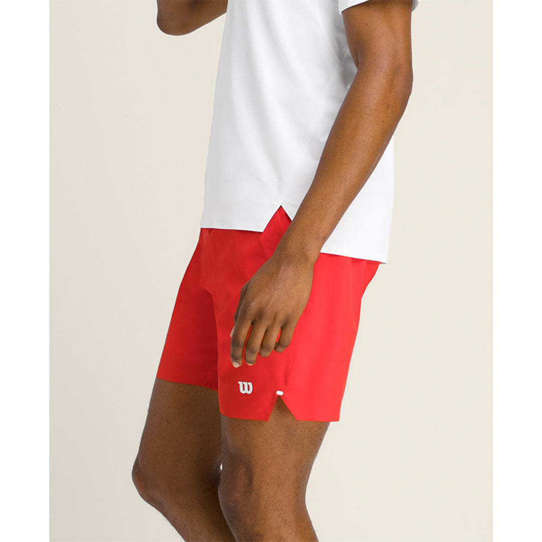 Wilson Men's Tournament V2 7" Unlined Short - Infrared