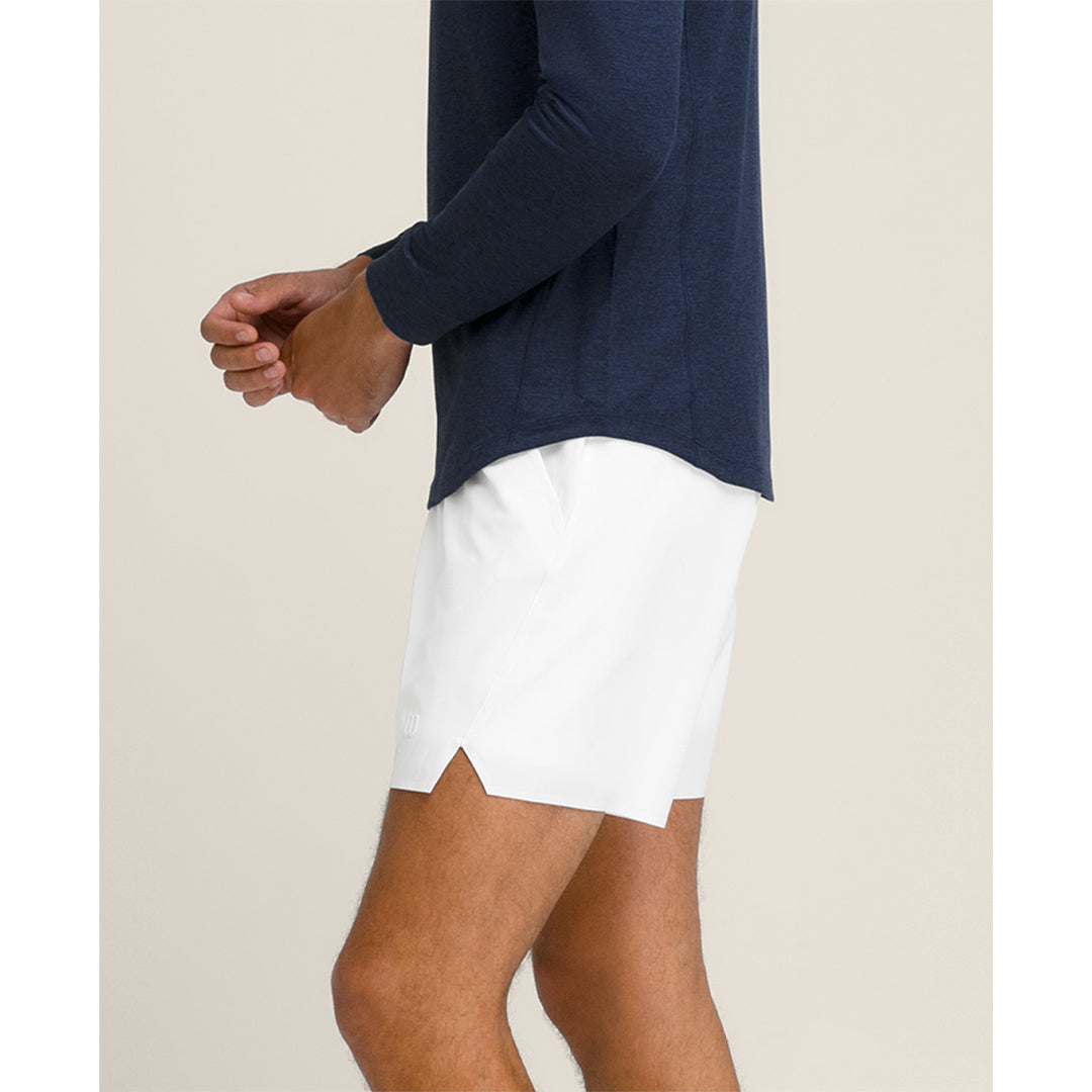 Wilson Men's Tournament V2 7" Unlined Short - White