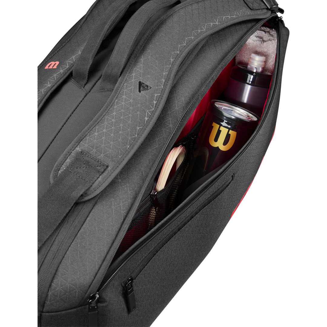 Wilson Clash v3 6 Pack - Black/Infrared