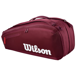 Wilson Defyer v1 Racquet Bag 9 Pack - Burgundy