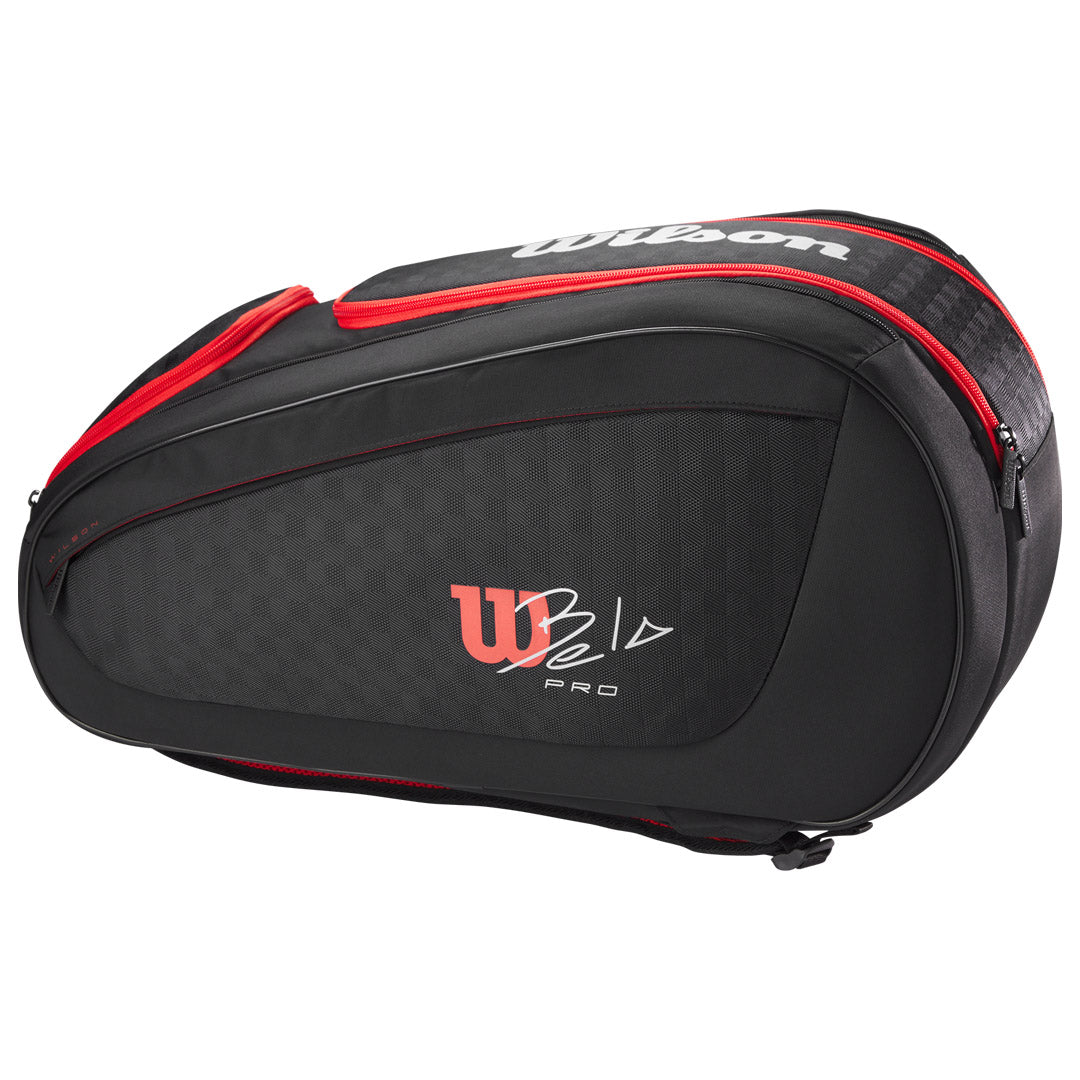 Wilson Bela Pro v3 Padel Bag - Black/Red