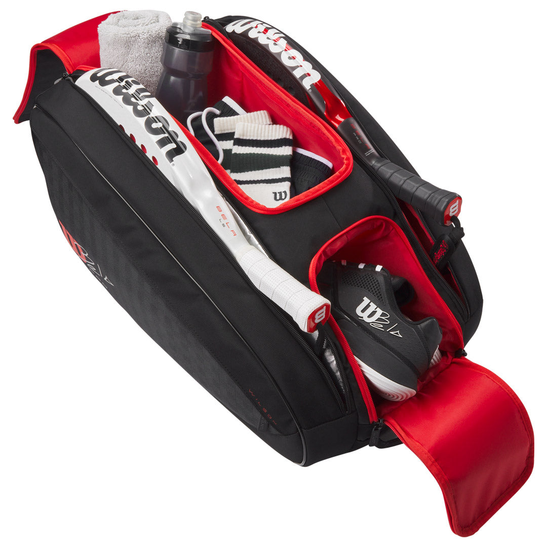 Wilson Bela Pro v3 Padel Bag - Black/Red
