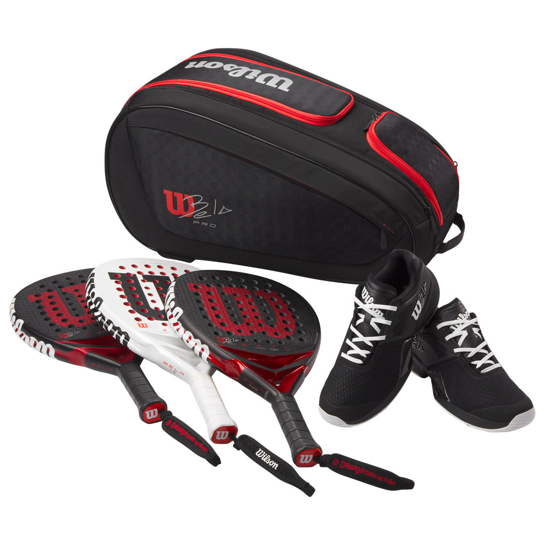 Wilson Bela Pro v3 Padel Bag - Black/Red
