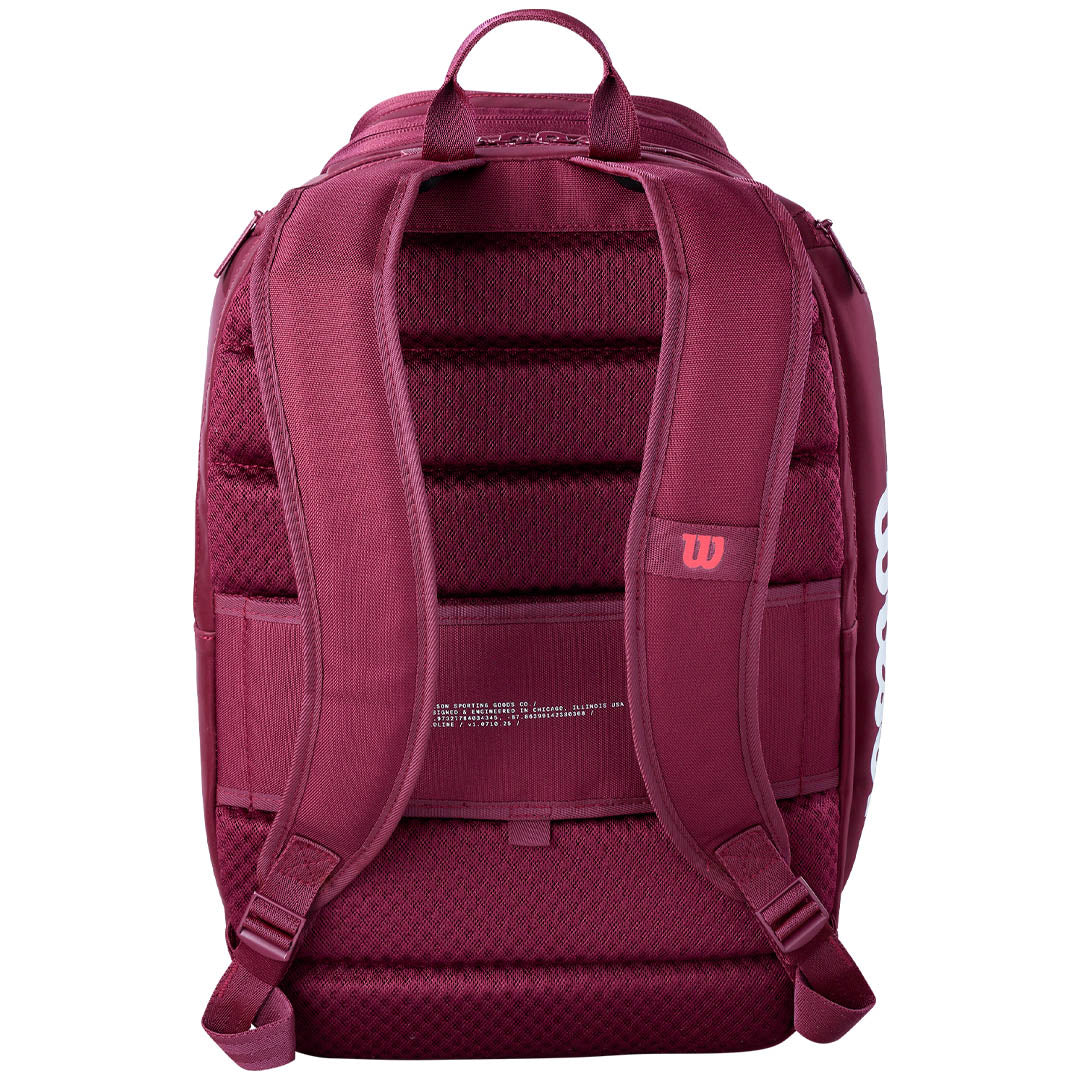 Wilson Defyer v1 Backpack - Burgundy