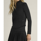 Wilson Women's Brentwood 1/2 Longsleeve Zip - Black