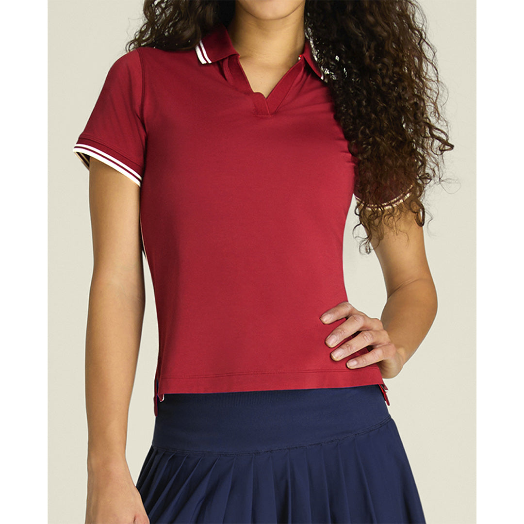 Wilson Women's Club Polo - Cranberry