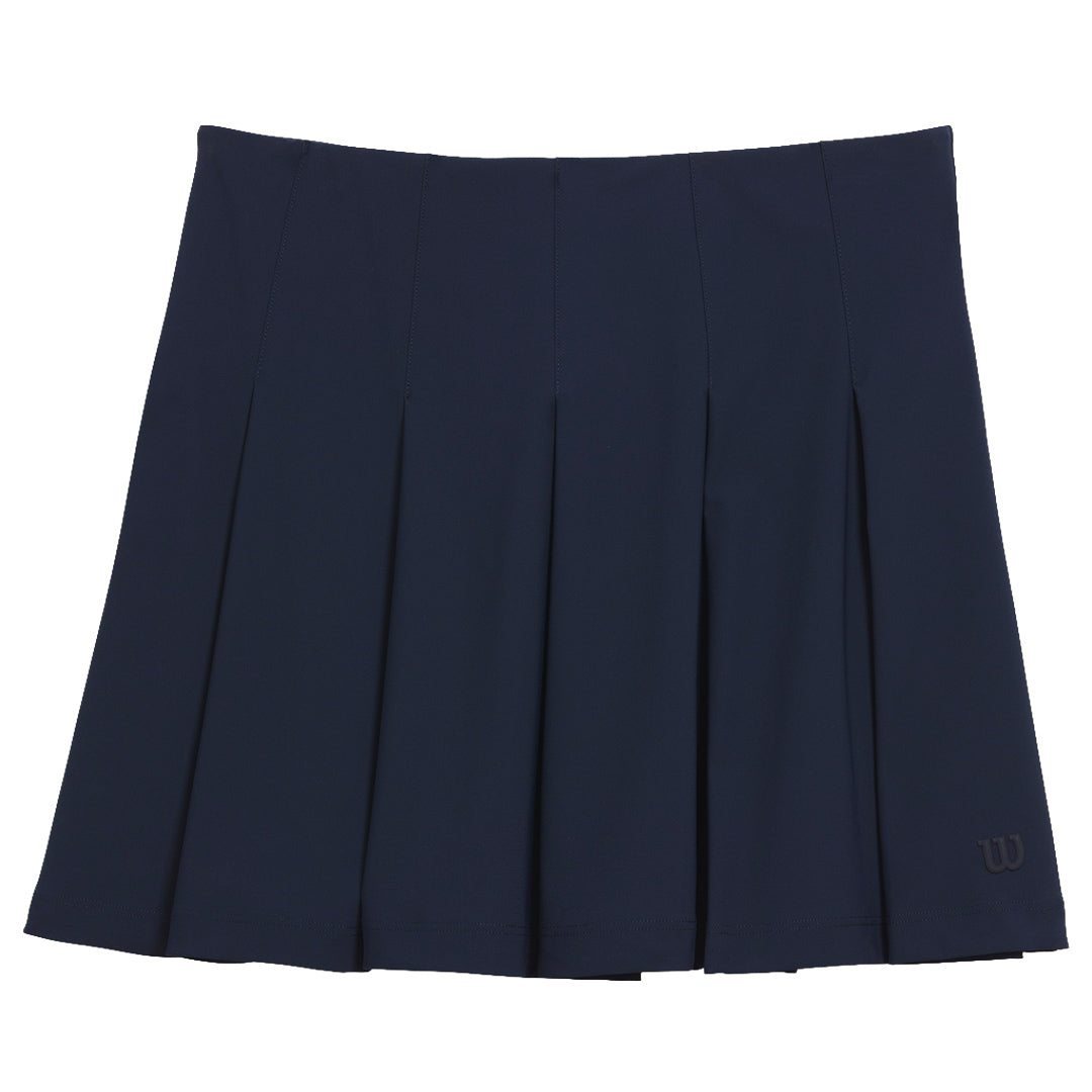 Wilson Women's Classic Pleated Mini Skort - Navy