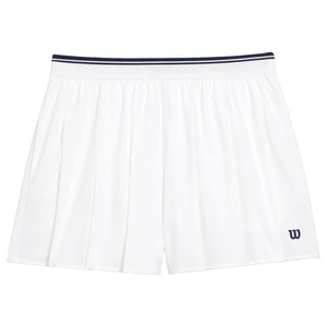 Wilson Women's Velocity Pleated Lined Skort - Bright White
