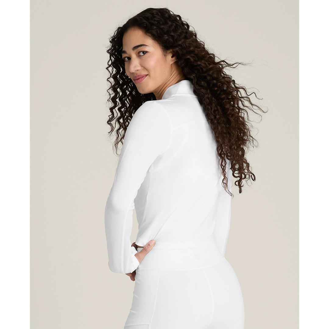 Wilson Women's All Day Full Zip Long Sleeve - White