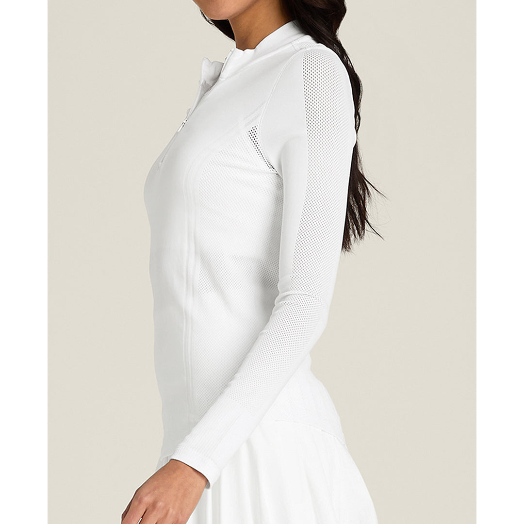 Wilson Women's Pro Seamless 1/2 Zip - White