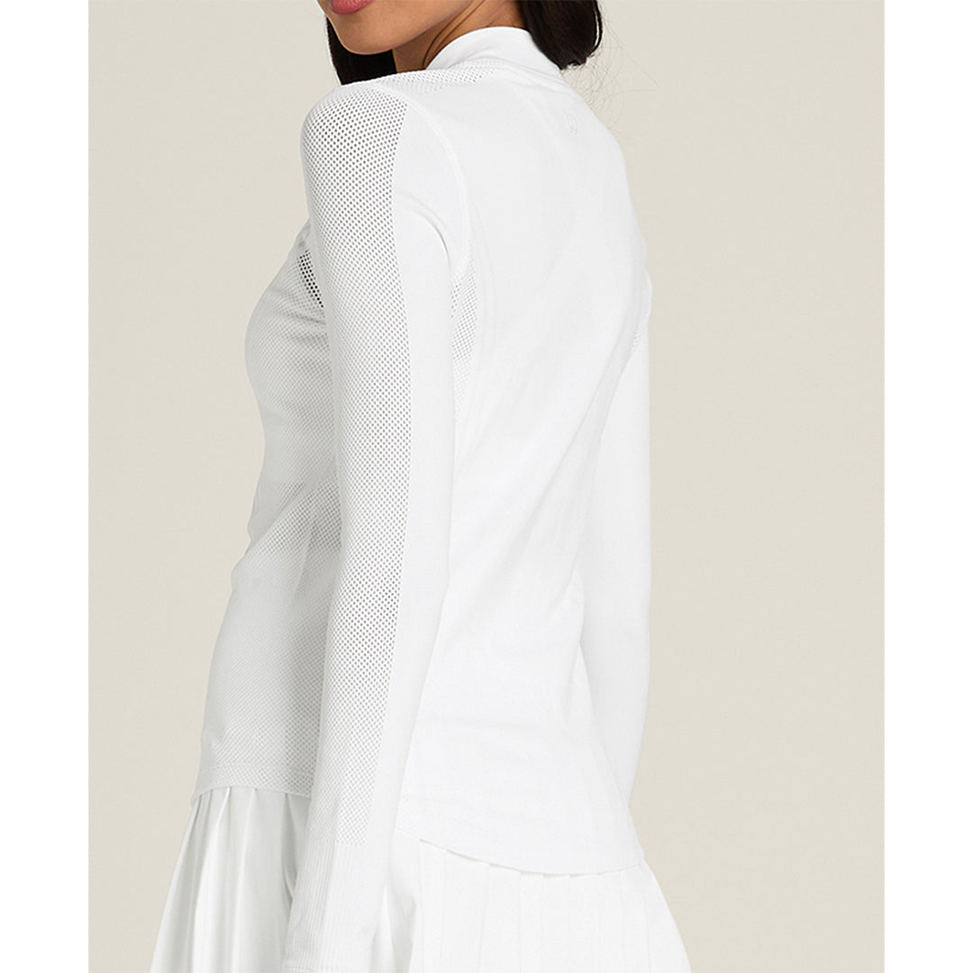 Wilson Women's Pro Seamless 1/2 Zip - White