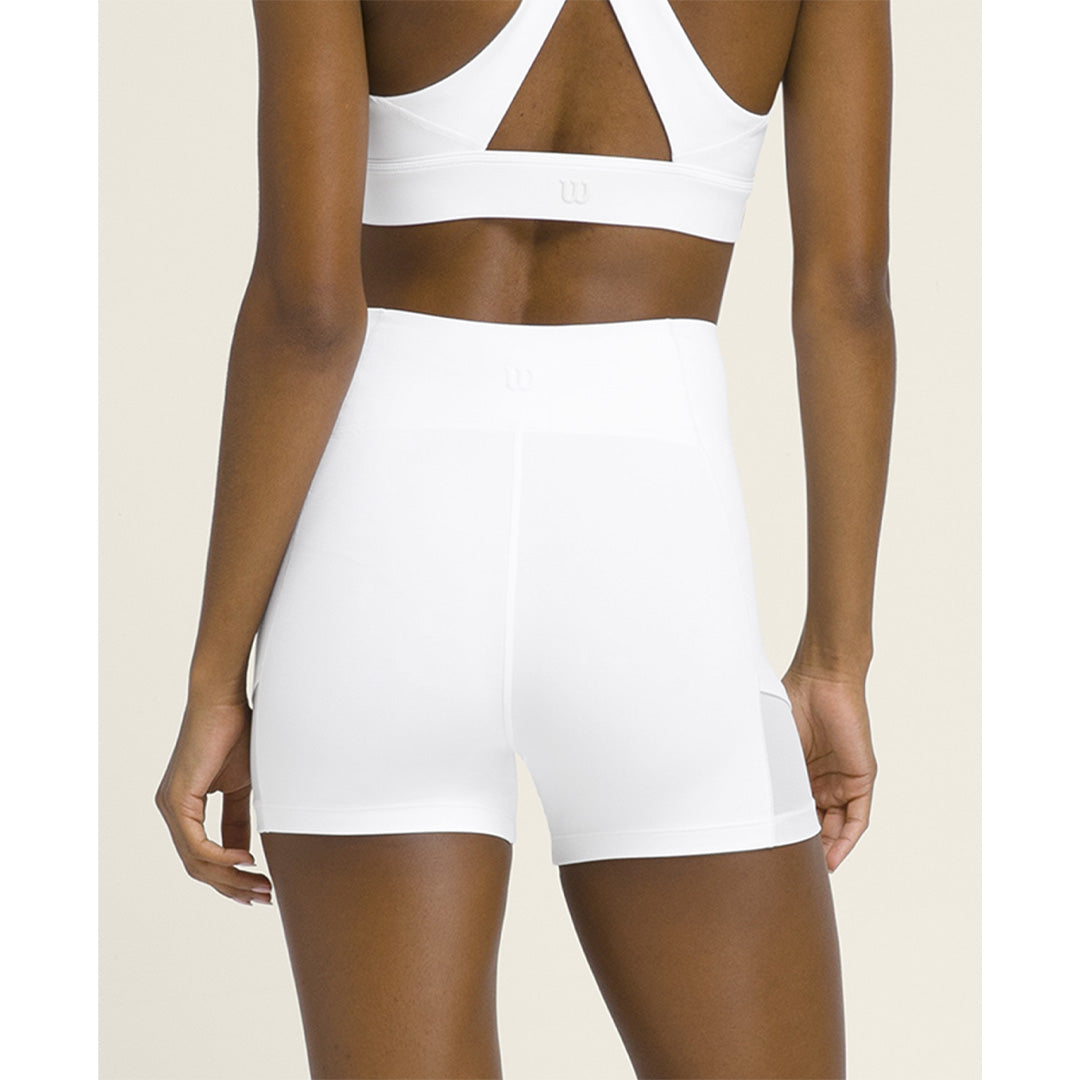 Wilson Women's Baseline Ball Short - White