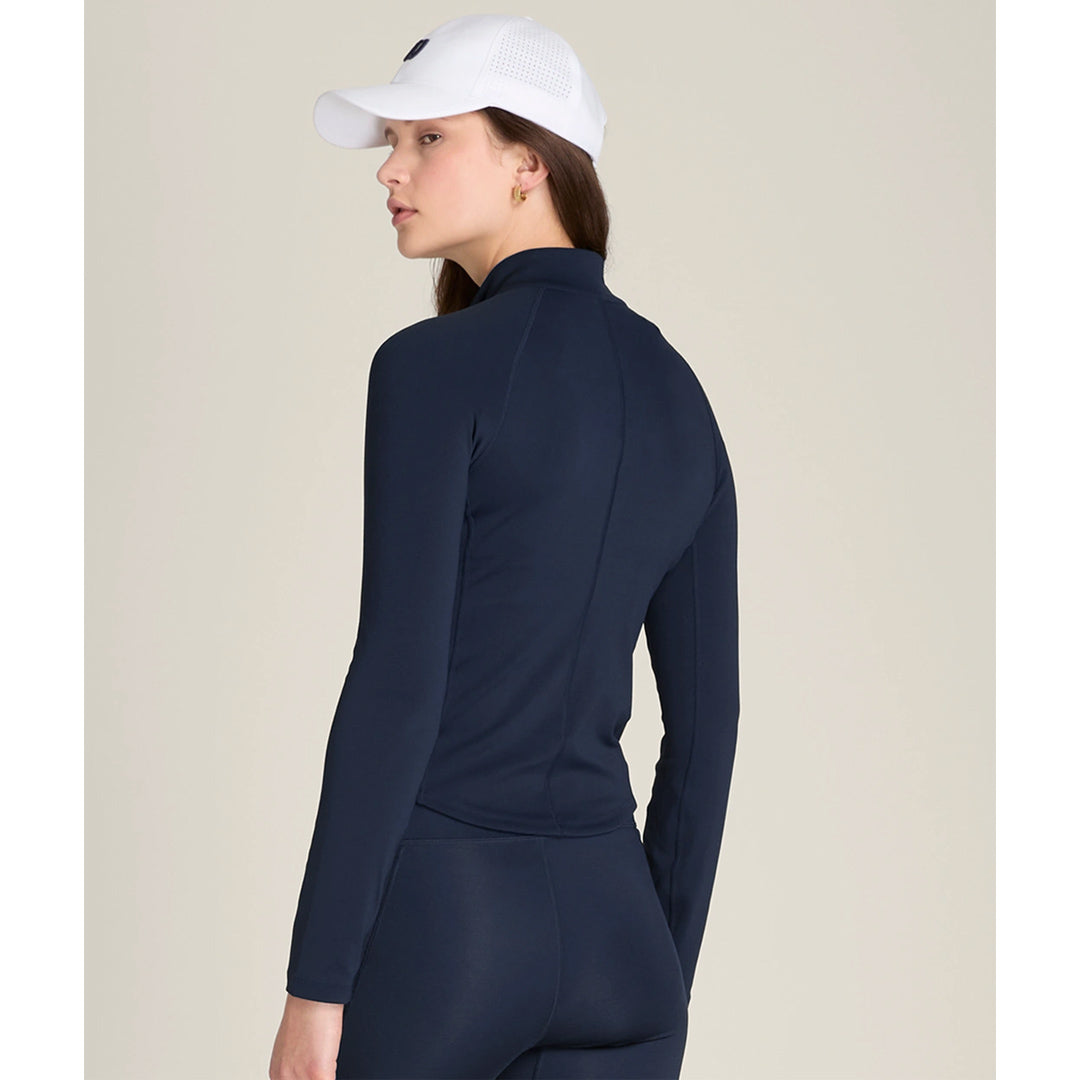 Wilson Women's Baseline 1/2 Zip Long Sleeve - Classic Navy