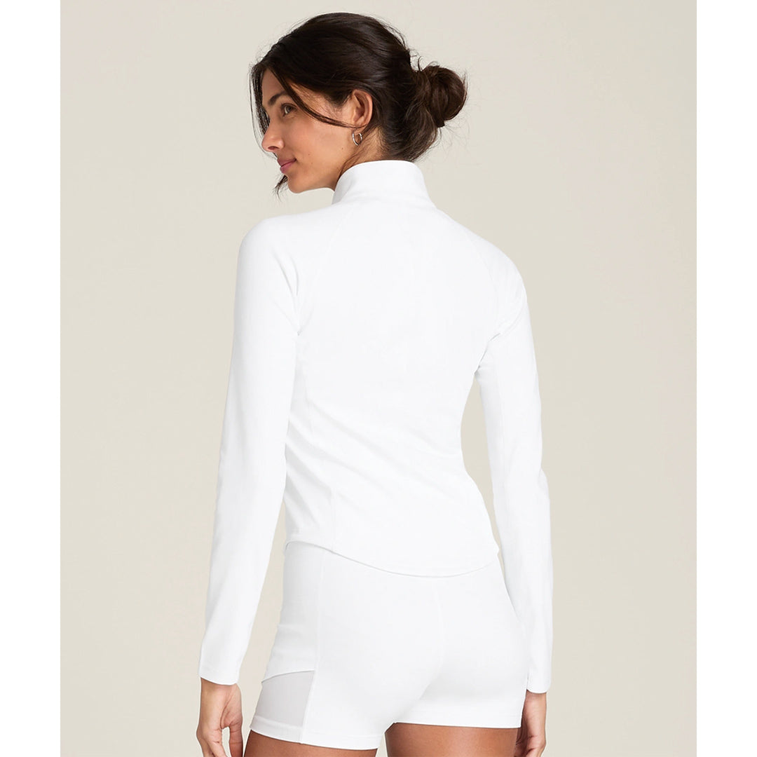 Wilson Women's Baseline 1/2 Long Sleeve - White
