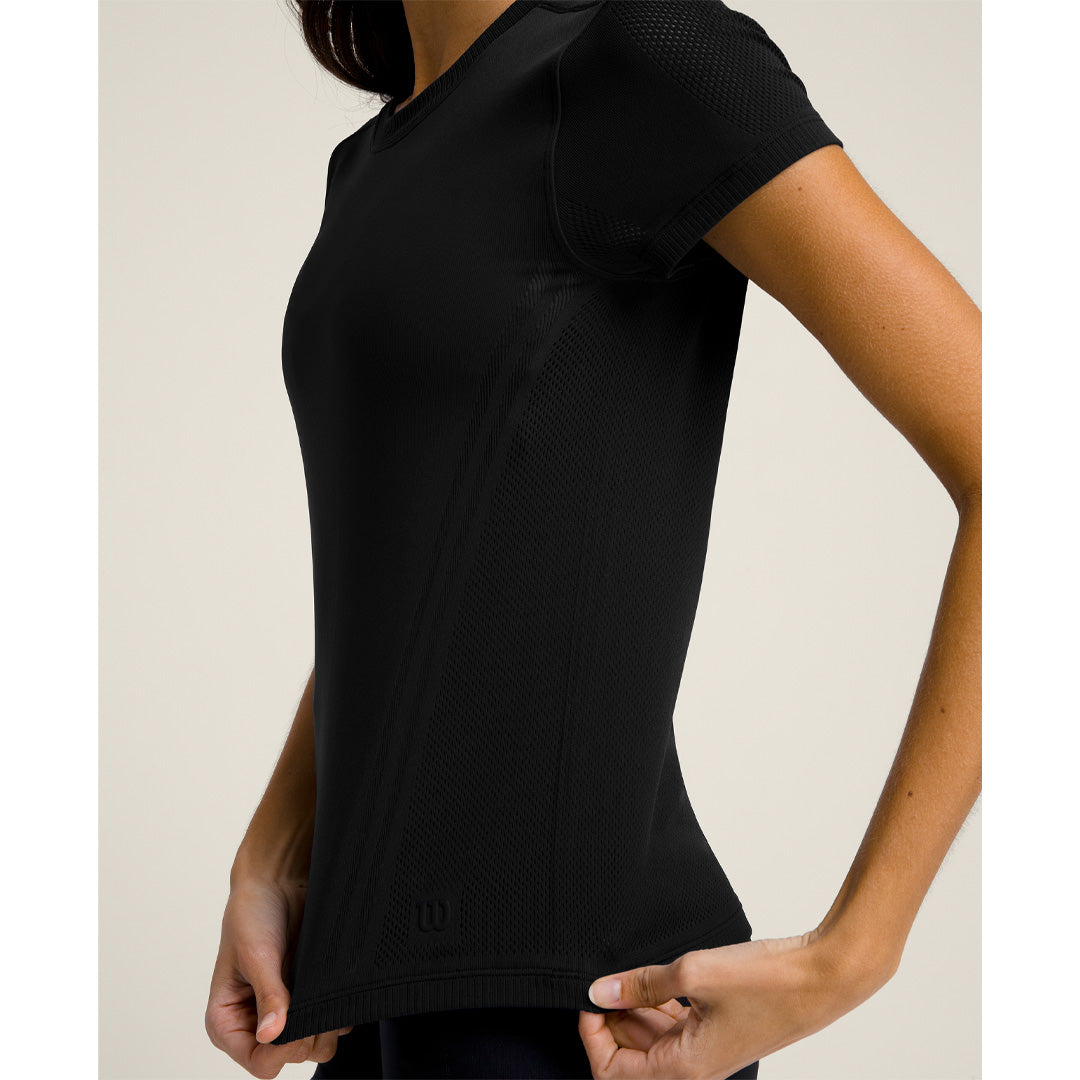 Wilson Women's Pro Seamless Tee - Black