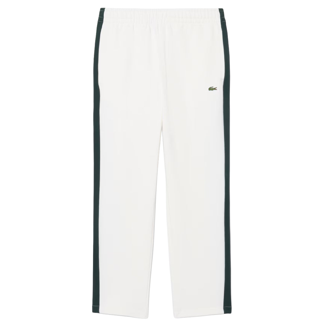 Lacoste Men's Colour Block Sweat Pants - Flour/Sinople