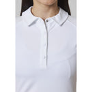 MPG Women's Vital Short Sleeve Polo - Brilliant White