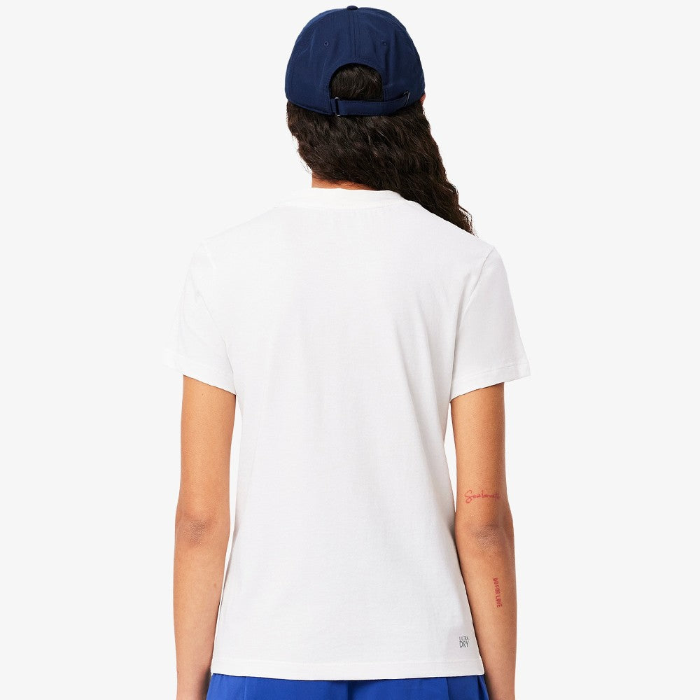 Lacoste Women's Ultra Dry Tech T-Shirt - White
