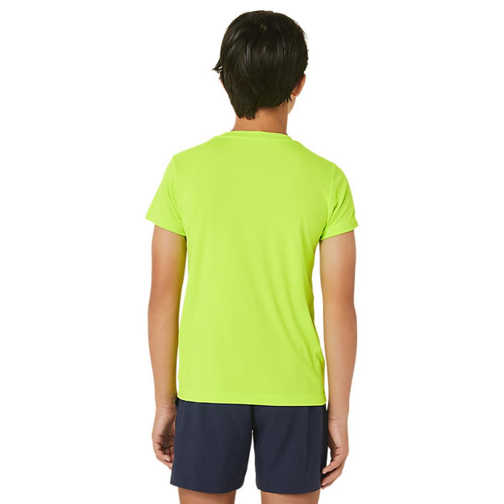 Asics Boys Graphic Tennis Shirt - Hazard Green