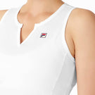 Fila Women's Whiteline Full Coverage Tank - WHite