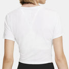 Nike Women's One Luxe Twist Cropped Tee - White