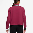 Nike Women's Heritage 1/2 Zip Longsleeve - Noble Red