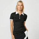 Sofibella Women's Elegance Polo - Black/White