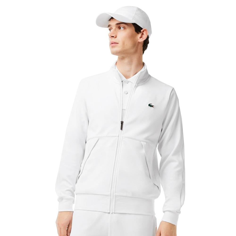 Lacoste Men's Sport Full Zip Jacket - White