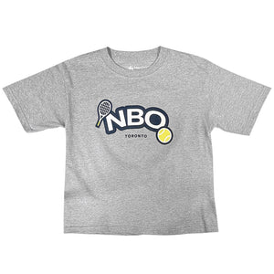 NBO Toronto Junior Racquet & Ball Tee - Grey
