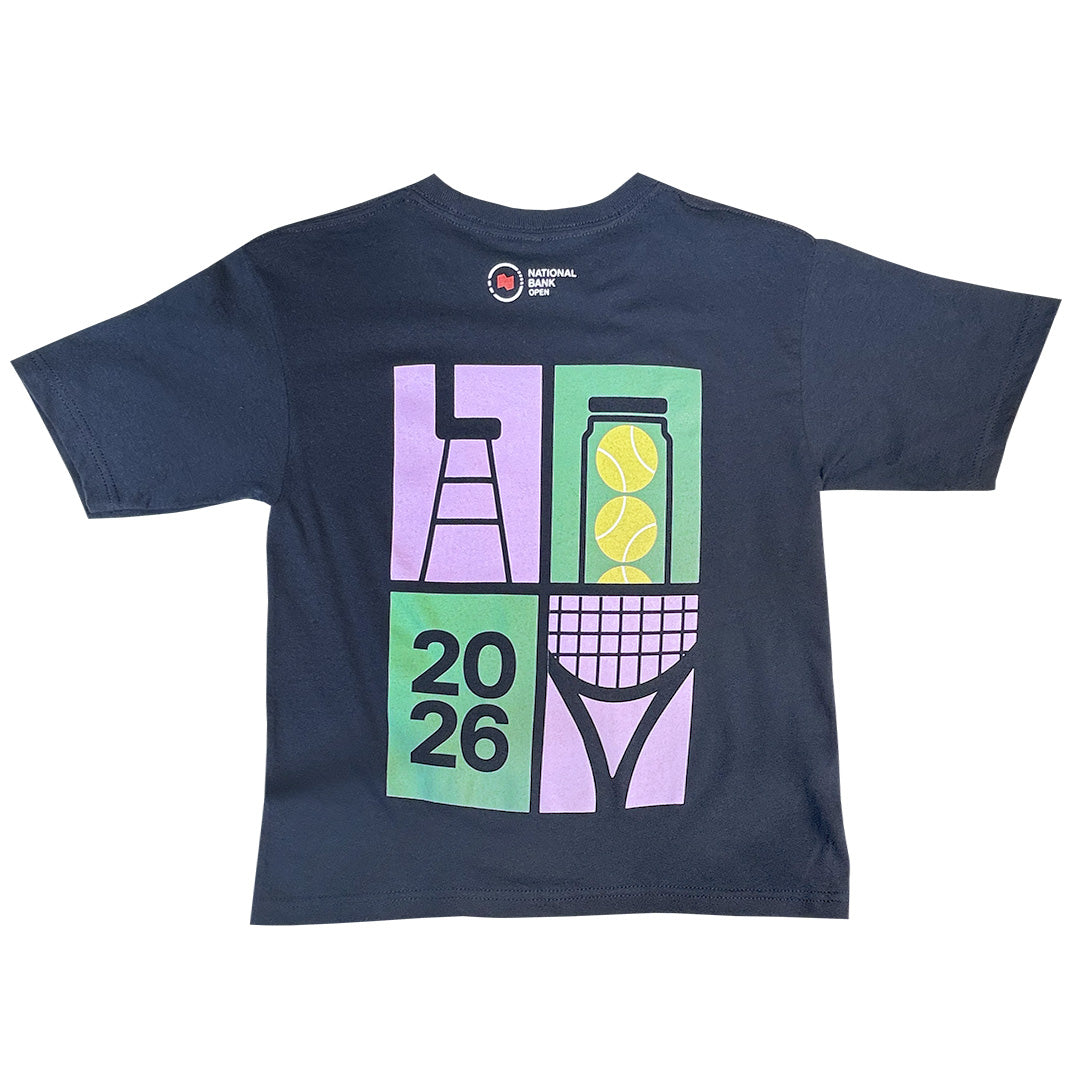 NBO Toronto Junior Four Square Tee - Navy