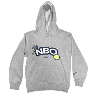 NBO Toronto Junior Racquet & Ball Hoodie - Grey