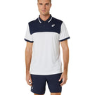 Asics Men's Court Polo - Brilliant White/Midnight