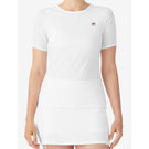 Fila Women's Whiteline Short Sleeve Top - White