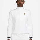 Nike Women's Heritage 1/2 Zip Longsleeve - White/Black