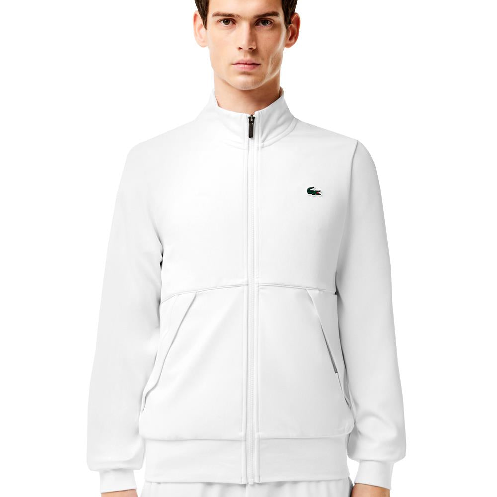 Lacoste Men's Sport Full Zip Jacket - White