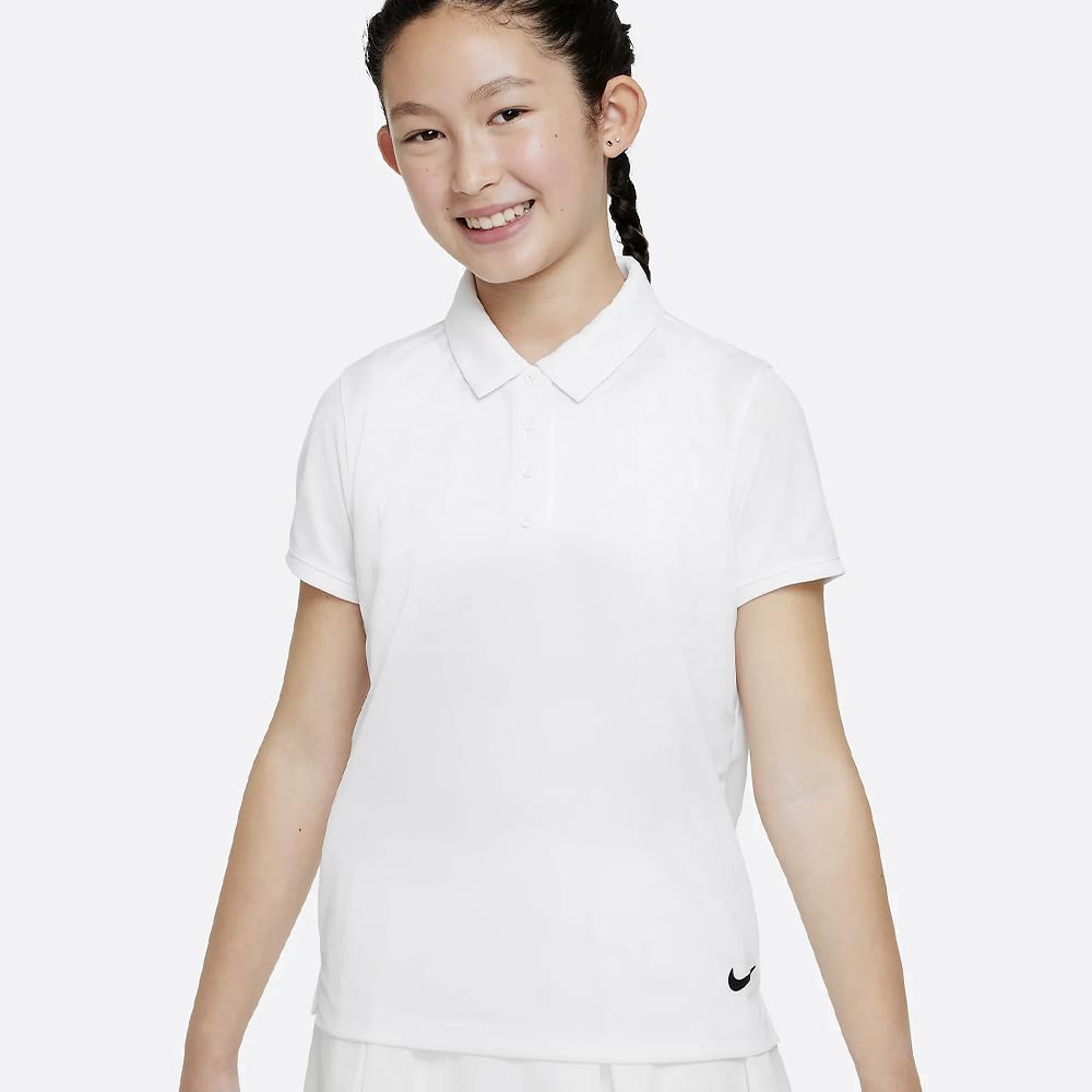 Nike Girls Victory Polo - White