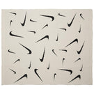 Nike Oversize Boucle Knit Blanket - Light Orewood/Black