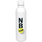NBO Toronto Metallic Water Bottle - White