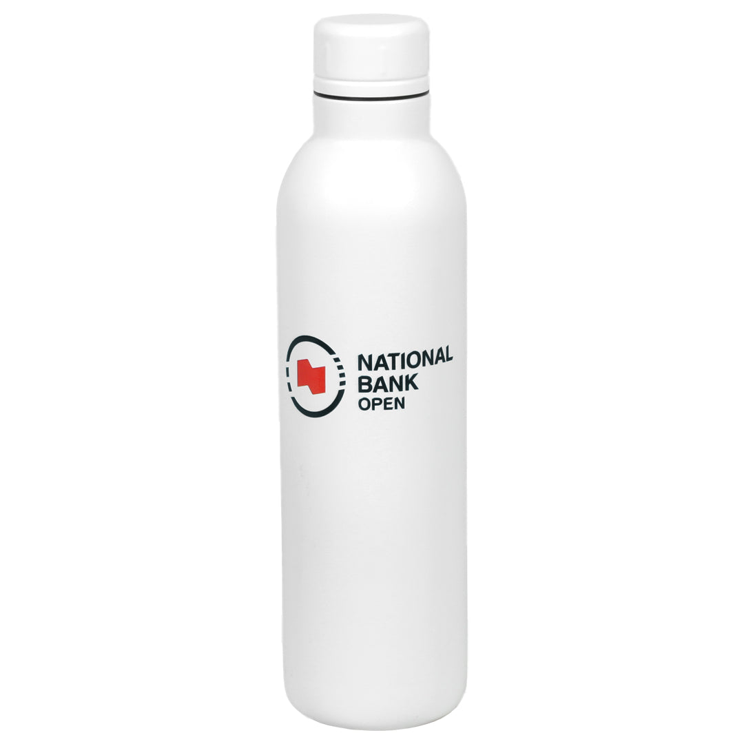 NBO Toronto Metallic Water Bottle - White