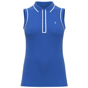 Penguin Women's Veronica Sleeveless Polo - Nebulas Blue
