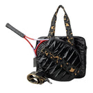 preneLOVE Tennis Puffer Bag - Black Leopard