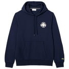 Lacoste Men's Printed Tennis Hoodie - Navy