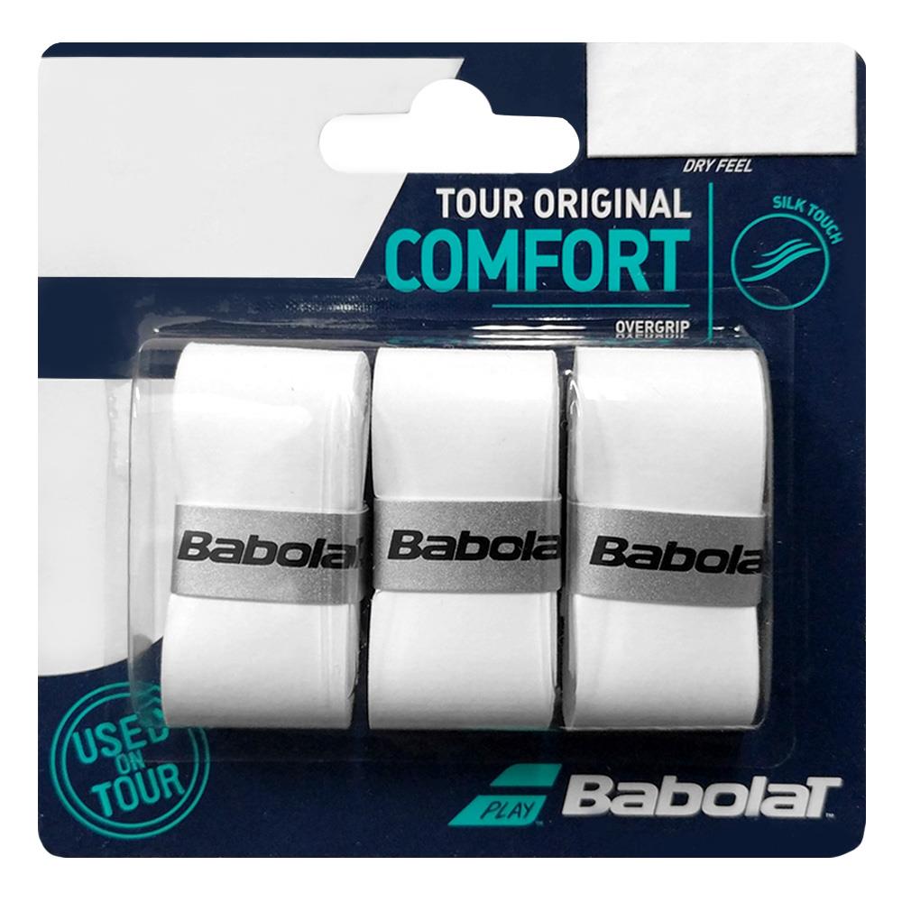 Babolat Tour Original Overgrip - 3 Pack - White