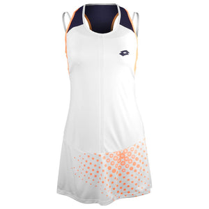 Lotto Women's Top IV Dress - Bright White/Orange