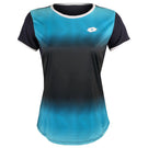 Lotto Women's Top IV 2 Tee - Blue Atoll/Navy Blue