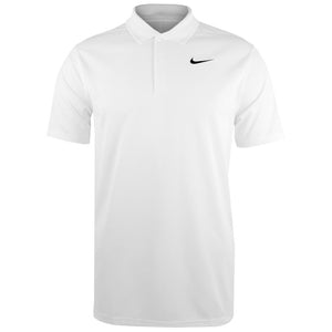 Nike Men's Court DriFit Polo - White/Black